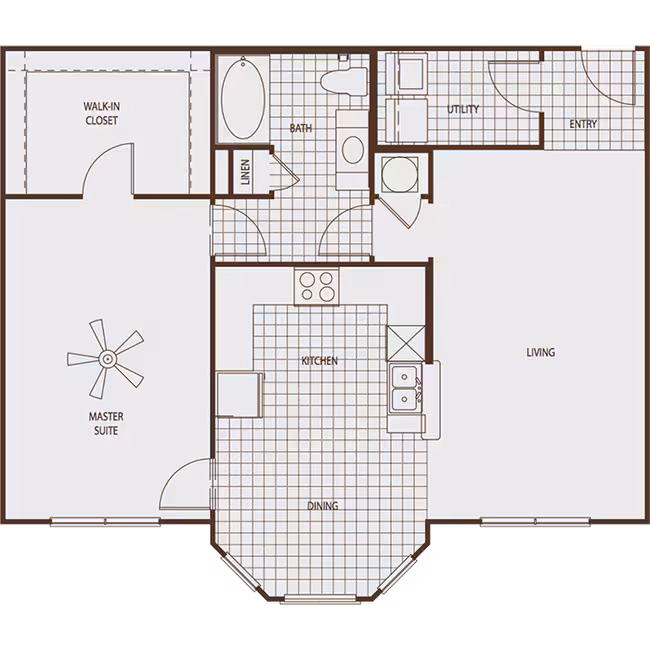 Unit 2031 floor plan